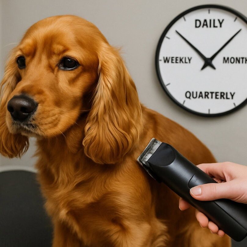 How often should I groom my dog sized